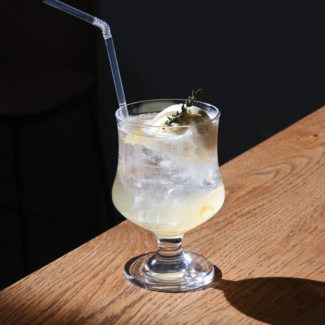 柚子クリームソーダ